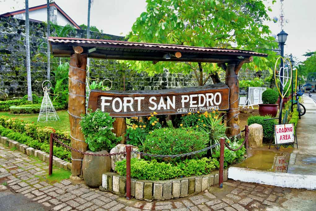 fort san pedro entrance travel cebu